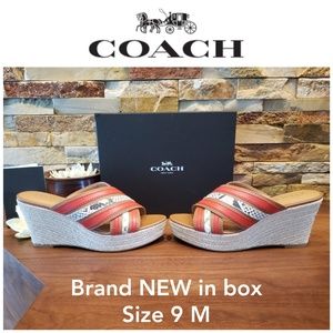 **SALE** NEW Coach Florentine Wedge